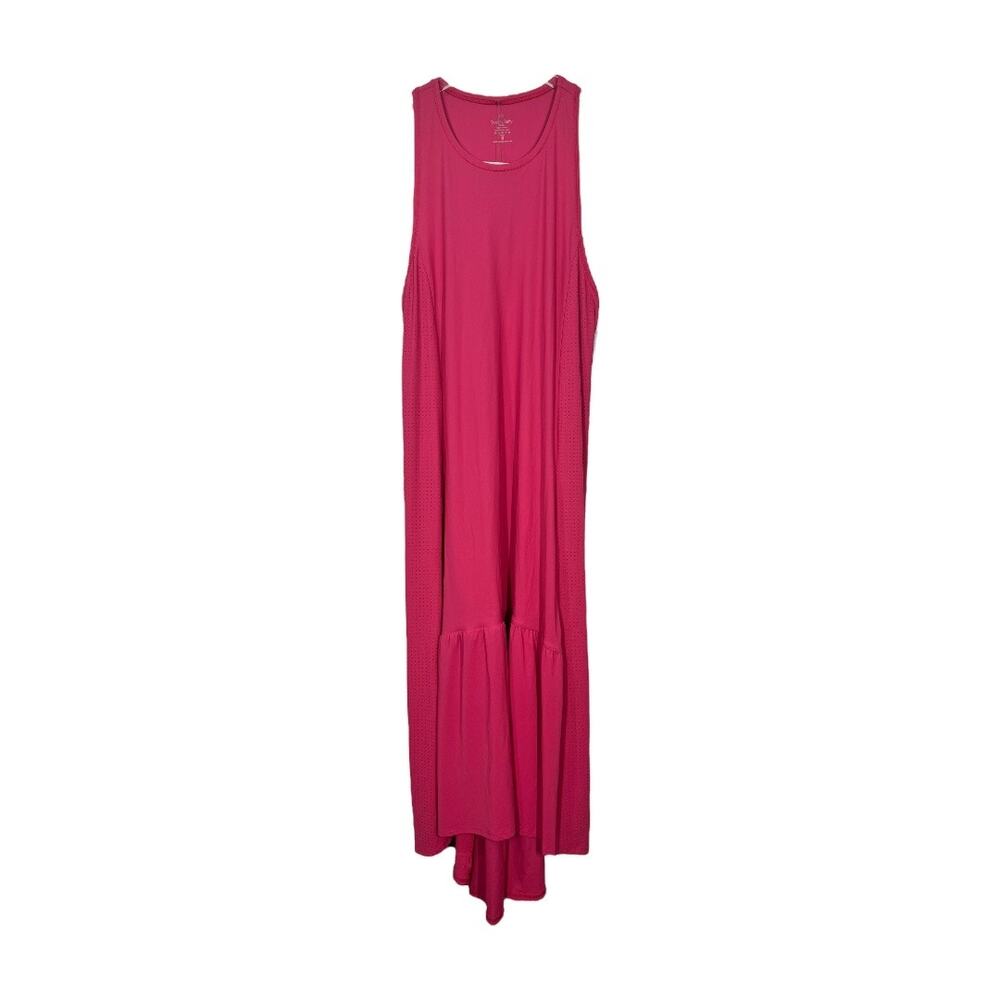 Sweaty Betty Explorer Ace Midi Dress Tayberry Pink Small New NWT Flaw Activewear - Picture 2 of 9